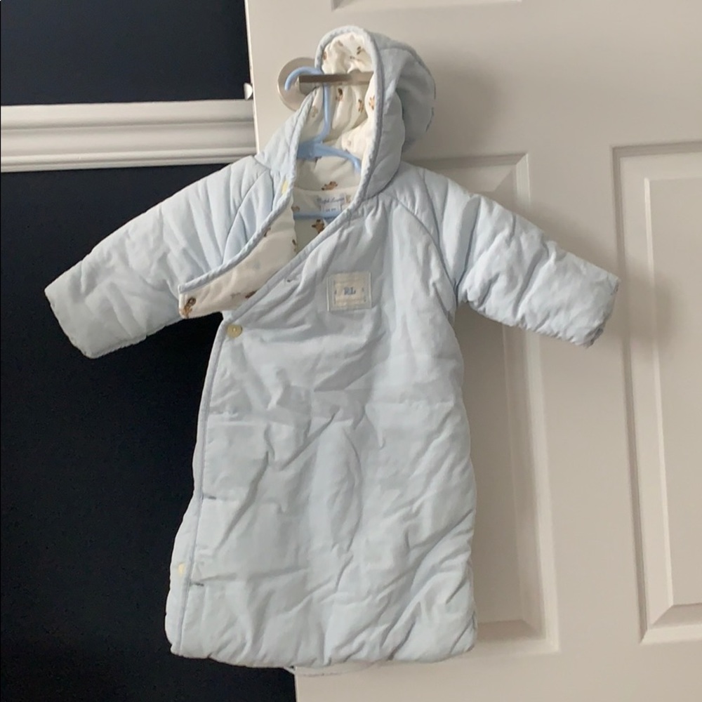 Ralph Lauren hooded bunting